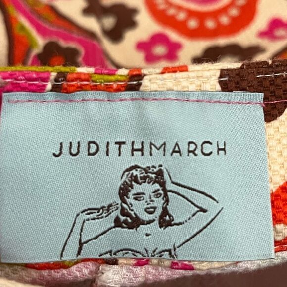 Judith March Retro 70’s Style Psychedelic Flower Power Shorts M - Picture 2 of 7